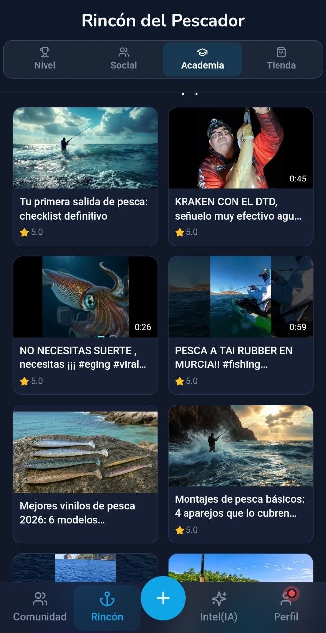 Academia de pesca en AiPeces
