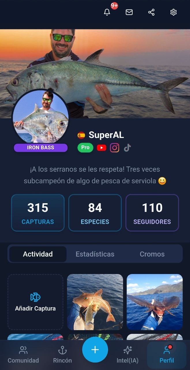 Perfil de pescador en AiPeces
